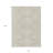 HomeRoots 10' X 14' Beige And Ivory Geometric Washable Indoor Outdoor Area Rug