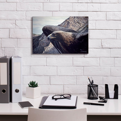 Aigle royal sur toile par Ron Parker