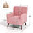 Seleana Upholstered Cotton-Linen Accent Chair Modern Armchair with Comfortable Cushions, Perfect for Living Room or Home Office-19081977