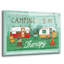 Art mural en verre Trinx «Comfy Camping 8» par Melissa Averinos-1456740356