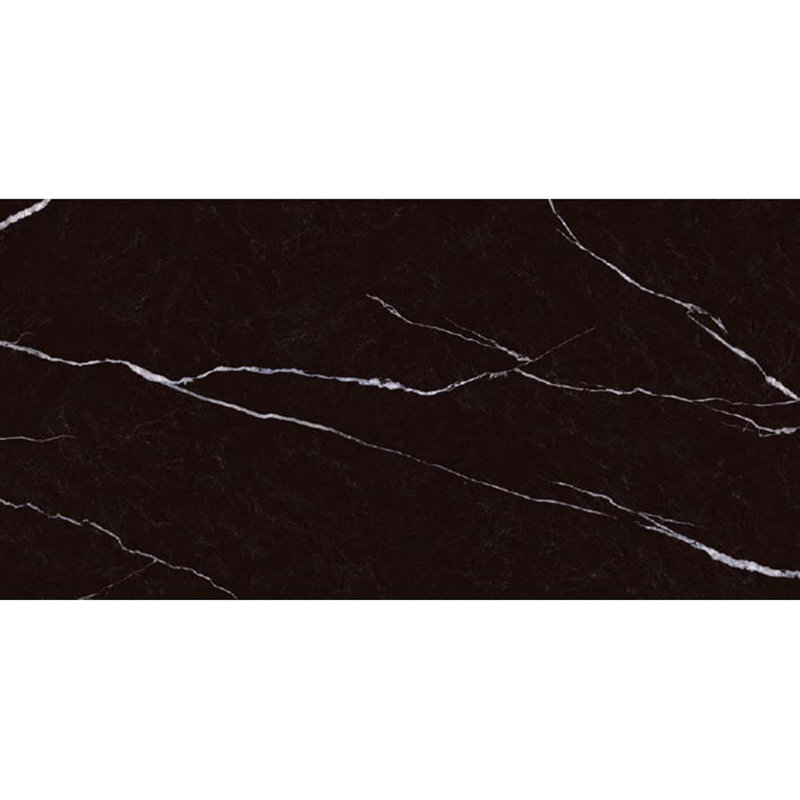 Carreau de porcelaine singulier l 23,62 po x L 47,25 po Splendor, Noir