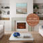 Highmark Traditional Electric Fireplace Insert Heater, WiFi, Google & Alexa Compatible, Logs & Crystals-1778754345