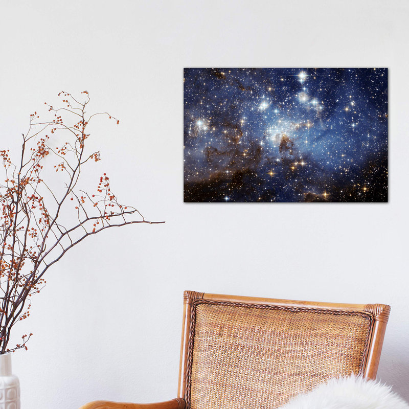 LH-95 Stellar Nursery (Hubble Space Telescope) - Floater Frame Print on Canvas, 66.04 cm H x 45.72 cm W x 3.175 cm D