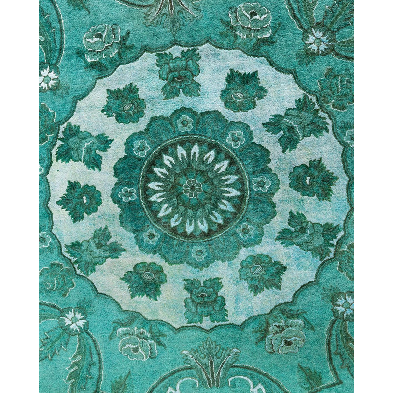 Overyed One-of-a-Kind Rectangle 8'3" X 11'5" Hand Knotted Area Rug