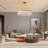 Jull LED Wagon Wheel Chandelier