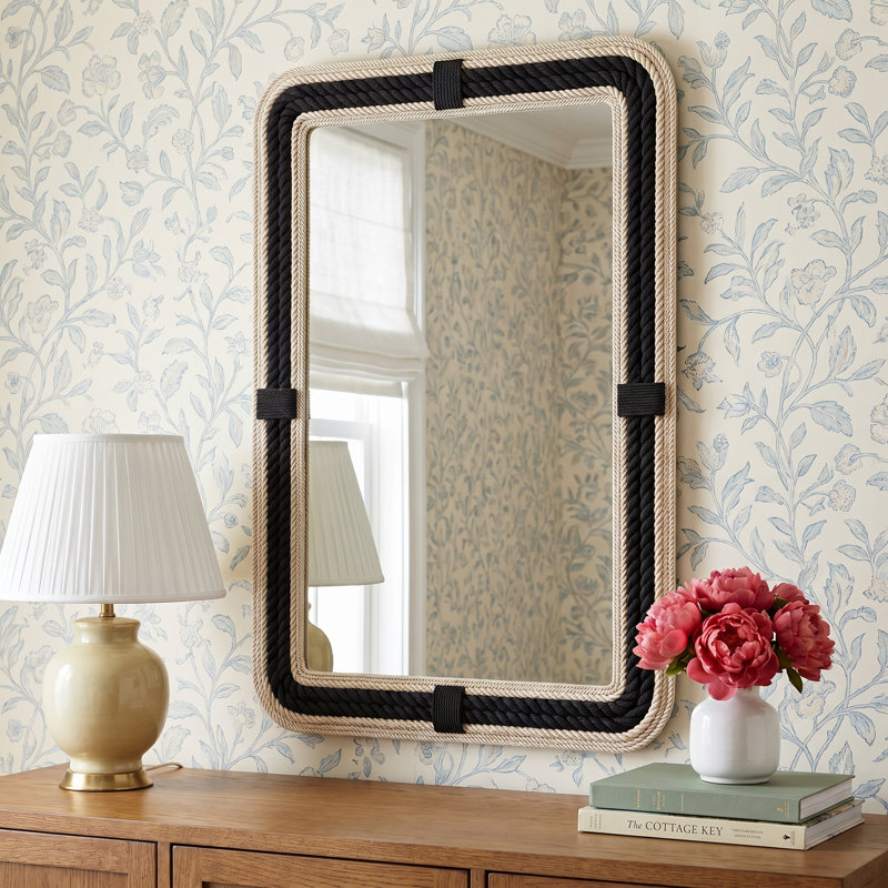 Mysaria Jute Rectangle Wall Mirror