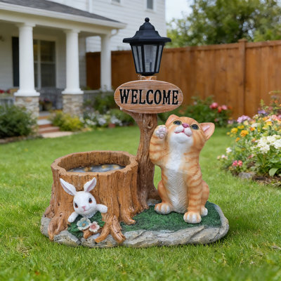 Décoration de jardin pour chat Jack Jack