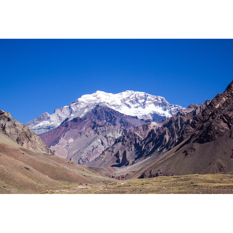 Aconcagua Mountain - Photographie sur toile tendue, H 8 po x l 12 po