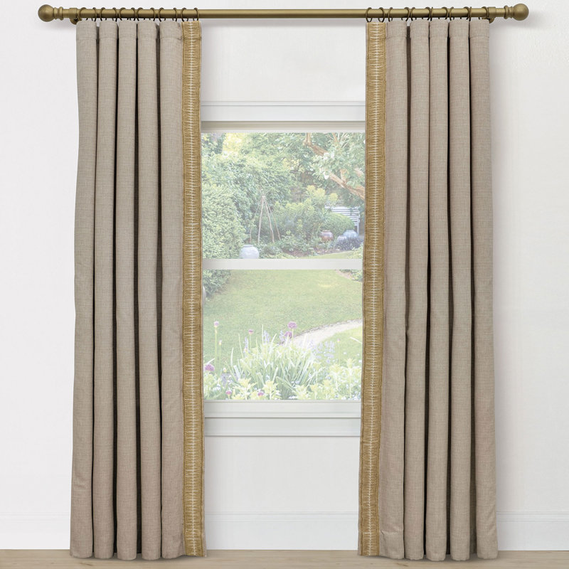Daleyza Room Darkening Curtain, 48" W x 108" L