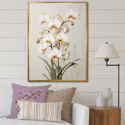 Orchidées beiges tranquillité IV