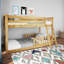 Lit superposé simple au-dessus de simple en bois massif Ancelin par Harriet Bee-798214383