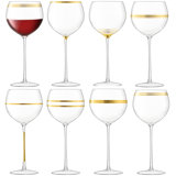 Deco Glass Wine Glass