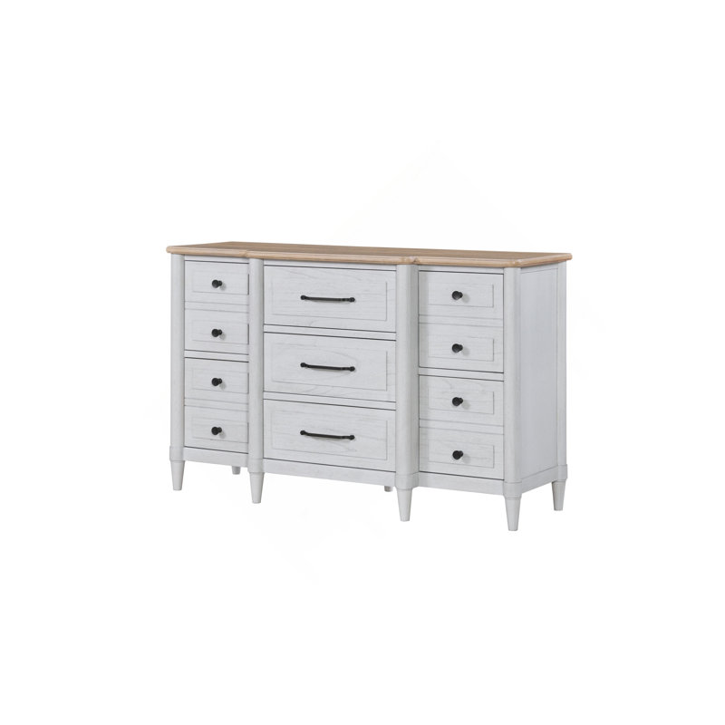 Petite commode et commode, Blanc