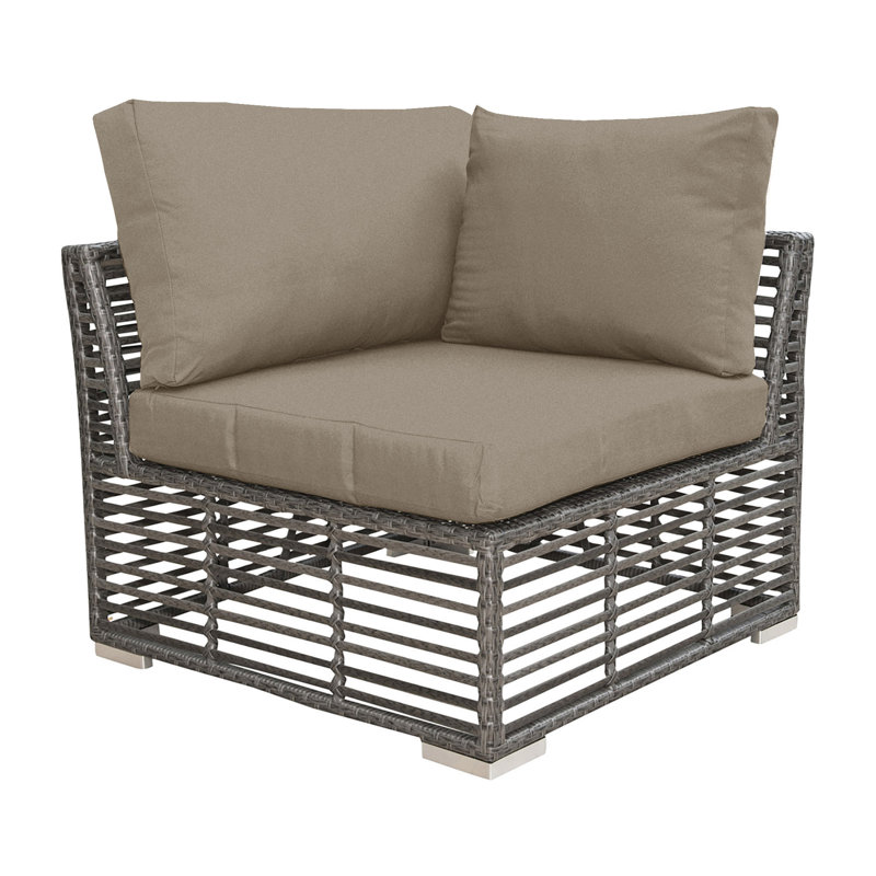 Outdoor Lounge Chair, Canvas Taupe Sunbrella® Canvas