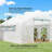 13' x 10' x 6.5' Greenhouse with Upgraded Galvanized Steel Frame and Large Windows,