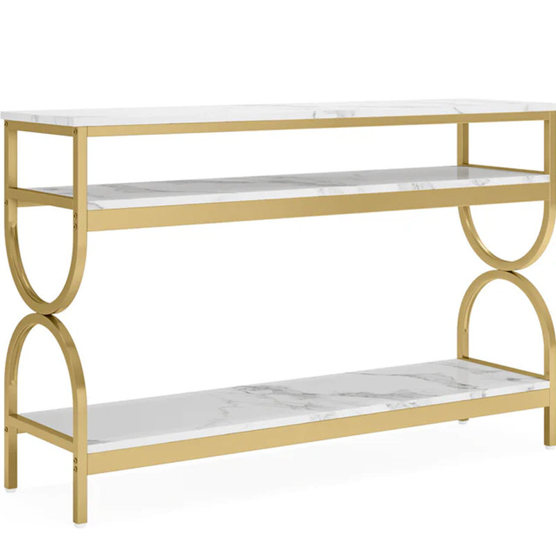 Faux Marble Sofa Table(Only Including Coffee Table)