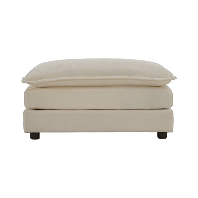 Chenille Fabric Ottomans Footrest To Combine With 2 Seater Sofa (Only Including Ottoman)