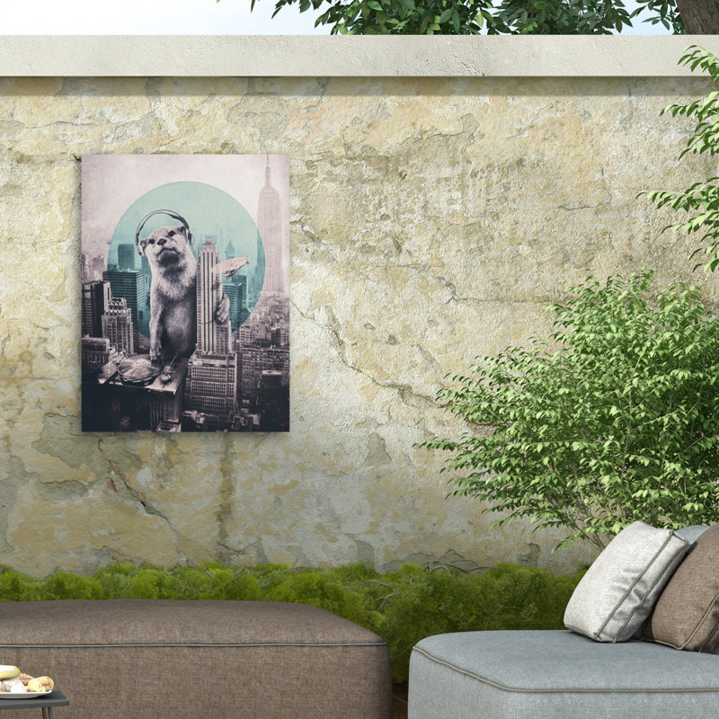 Toile d'extérieur carrée Ali Gulec, H 14 po x l 19 po
