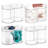 iDesign Stackable Dual Canister for Bathroom Vanity or Countertop  in Primary or Guest Bathrooms