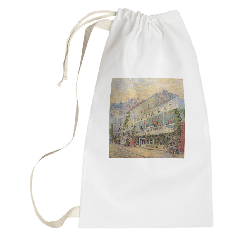 Browerville Fabric Laundry Bag with Handles, Large ( 76.5" H x 29.5" W x 1.5" D )
