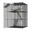 Cage à chat fermée à 3 niveaux, intérieur / extérieur pour chat, chat, parc pour chat