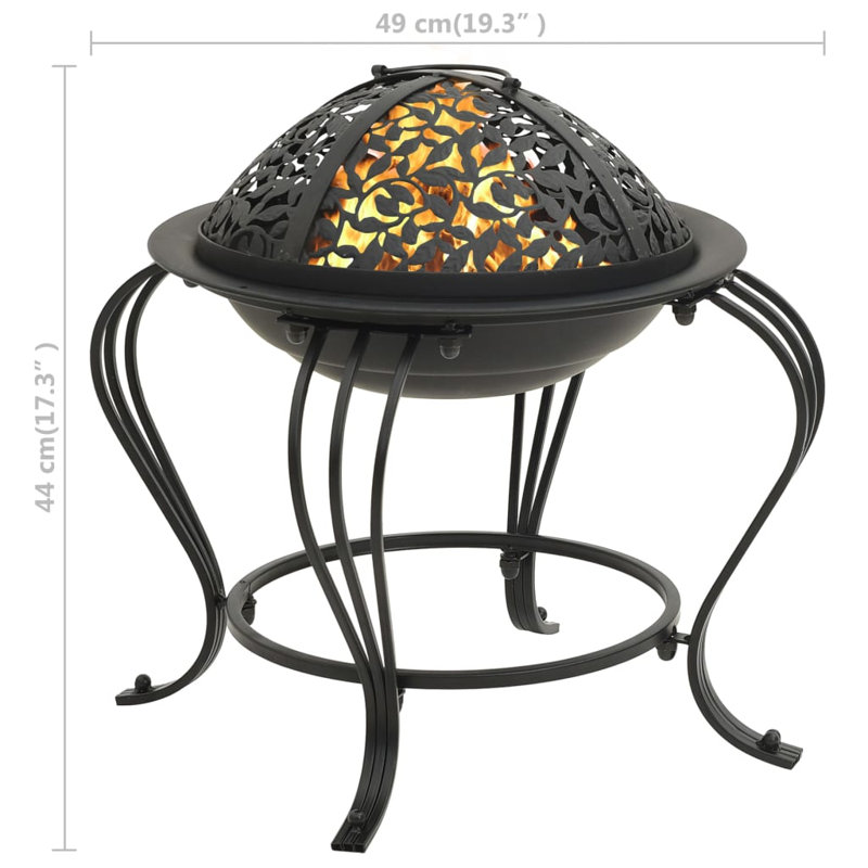 Ewalt Round Steel Smokeless Fire Pit