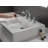 Broadmoor Chrome Bathroom Faucet with Sprayer, 8 Inch Widespread Bathroom Sink Faucet with Pull Out Sprayer, Push-Pop Drain, Chrome-88089704