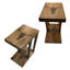 Table crâne en fer de marque - naturel par 