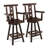 Swivel Solid Wood Counter Stool