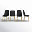 Chaise d'appoint en velours Heffron-2069286182