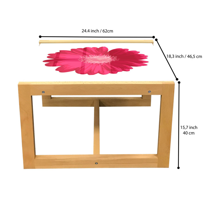 Jaeyla Sled Coffee Table, 62cm H x 46cm W x 40cm D