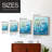 Underwater Alphabet Framed Print - Solid Wood
