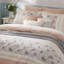 Édredon Blush King - 9 pièces en coton avec dentelle embelli pour le style de chambre à coucher