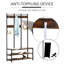 Manrique Hall Tree 100cm Wide with Bench and Shoe Storage