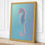 Seahorse Elegance Coastal - Wrapped Canvas-702754857-702754860