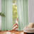  Non-See-Through Privacy Sheer Curtains 2 Panels, 52" Wide Grommet Window Curtains Drapes for Living Room Bedroom- Home Decoration Light Filtering Elegant Window Drapes-2128854458-2131170507