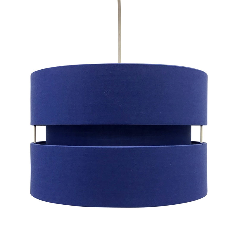 Itasca 19cm H Cotton Pendant Shade, Teal