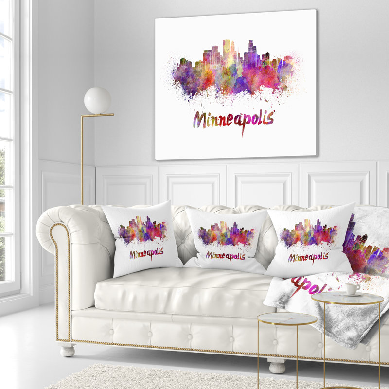 Coussin Minneapolis Skyline - Cityscape