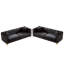 Canapé en chenille avec boucle à tirer, boutons capitonnés avec accoudoirs décoratifs cloutés en cuivre, canapé rembourré et pieds en métal-403106273