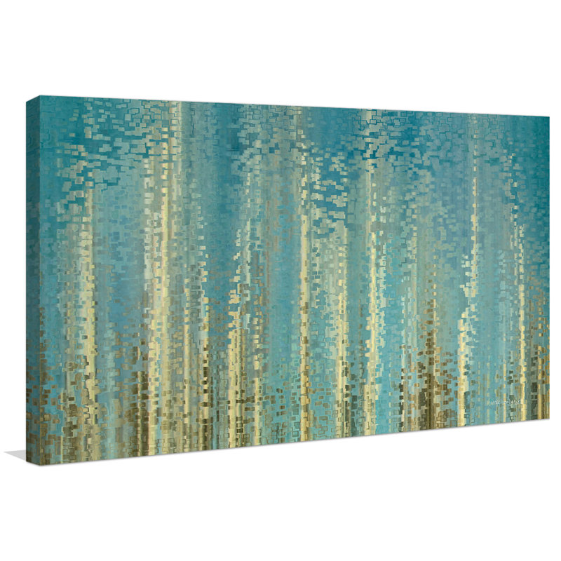 "tile art #4 2015" par mark lawrence-impression d’art graphique sur toile, H 18 po x l 30 po x P 1 po, Toile tendue