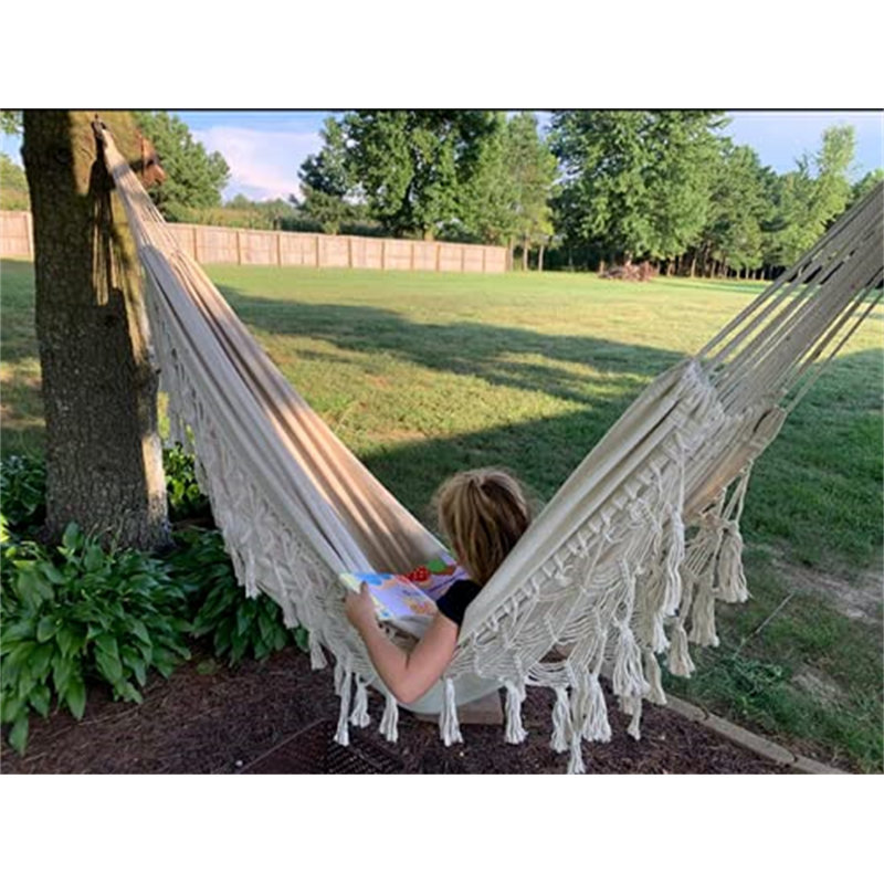 Jemison Double Hammock, White