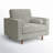 Pritchett Upholstered Armchair-172035732