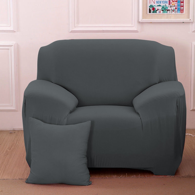 Housse pour canapé extensible 3 places, gris, H 45 po x l 55 po x P 30 po