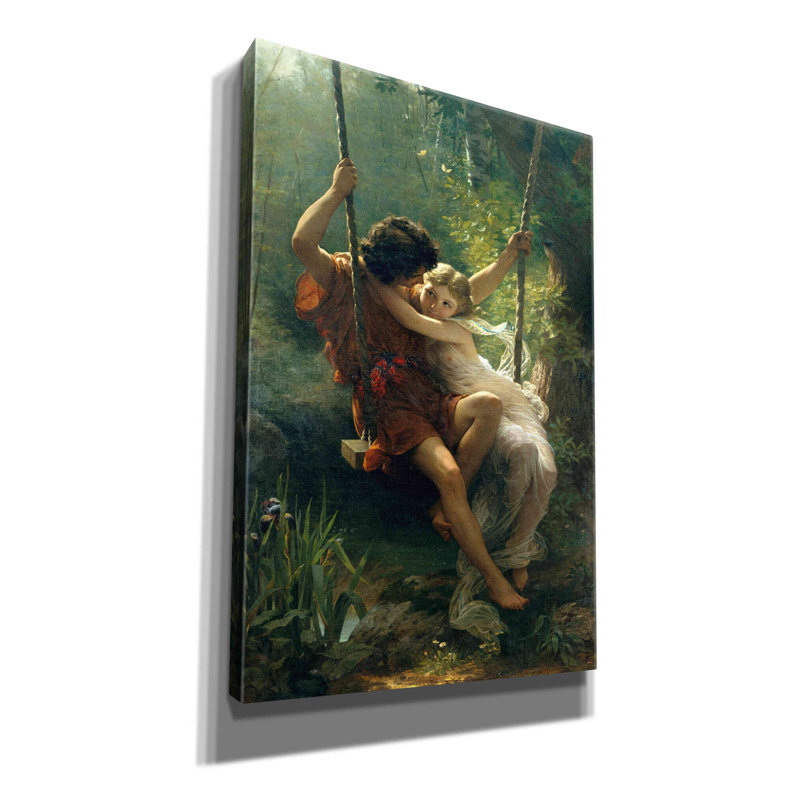 «Springtime» par Pierre Auguste Cot, art mural sur toile, H 60 po x l 40 po