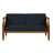 Hewlett 4-Piece 4-Person Solid Acacia Wood Outdoor Seating Group