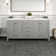 Minnich 72'' Double Bathroom Vanity with Carrara Quartz Top