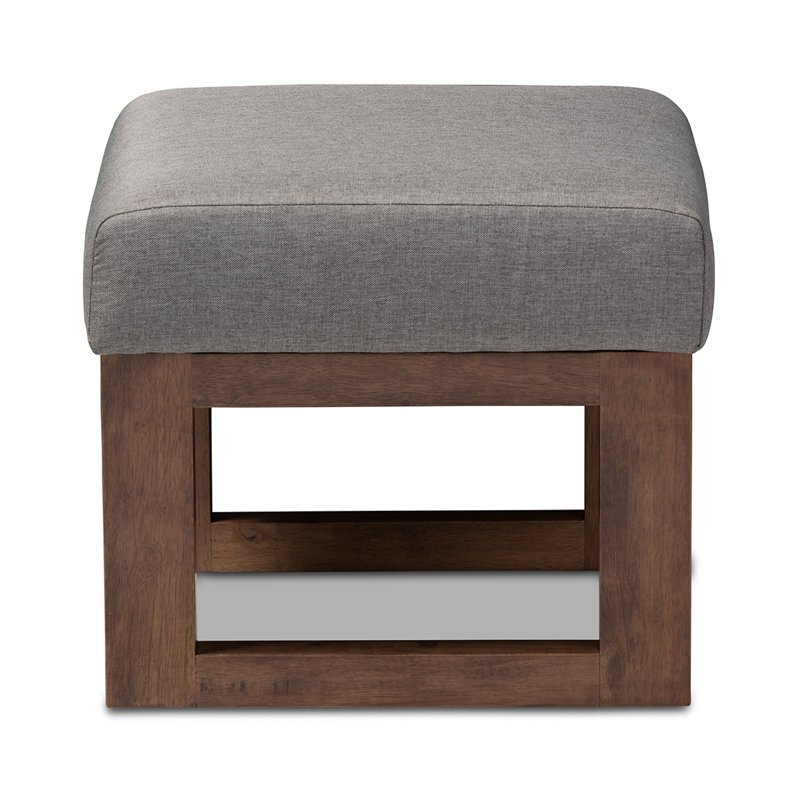 Arrihanna Upholstered Ottoman, Gray