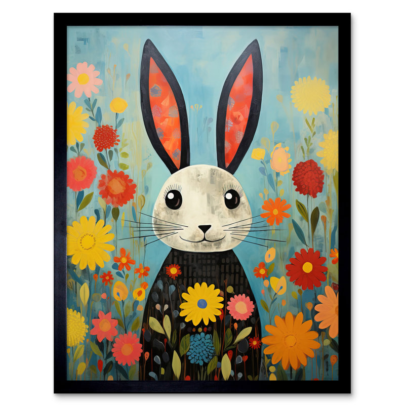 Funny Bunny - Single Picture Frame Print