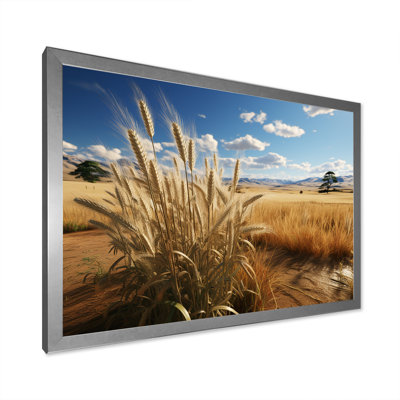 Golden Harvest Meadow Horizon II - prairies, art mural