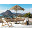 Bhandary Round Bamboo Solid Wood Outdoor with Umbrella Hole Bistro Table - 175 cm W 175 cm D